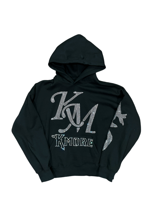 Rhinestone hoodie (S)